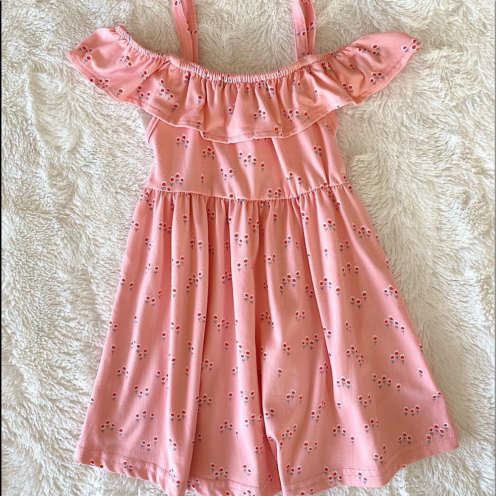 Pink Floral Baby Girl Summer Dress